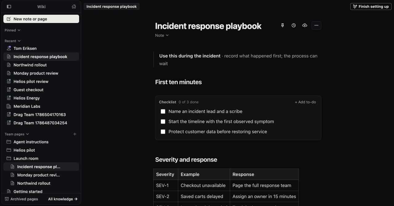 The complete incident response playbook in the Jackdaw Wiki